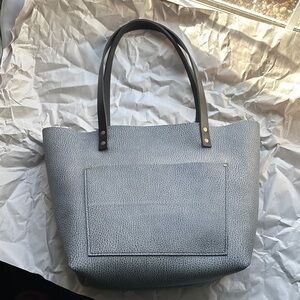 Portland Leather Large Tote - Fog